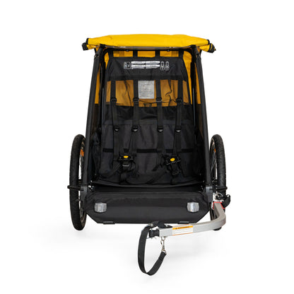 Buley Bee Double Bike Trailer - Yellow