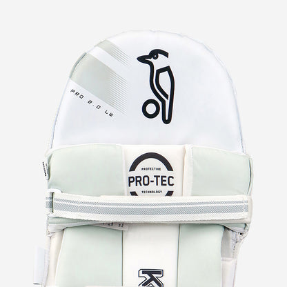 Kookaburra Pro 2.0 Lightweight Leg Guards - White