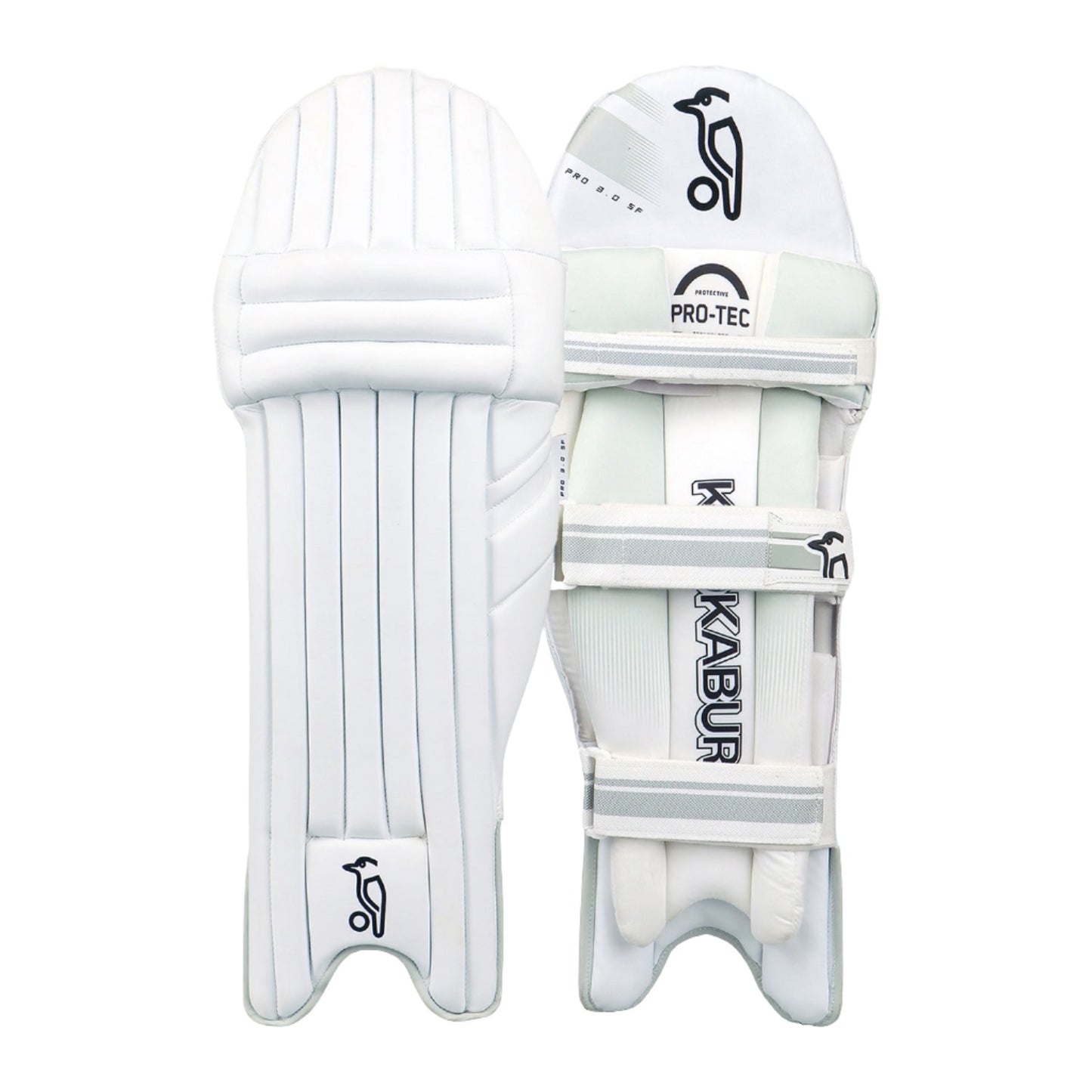 Kookaburra Pro 3.0 Slim Fit Batting Leg Guards - White