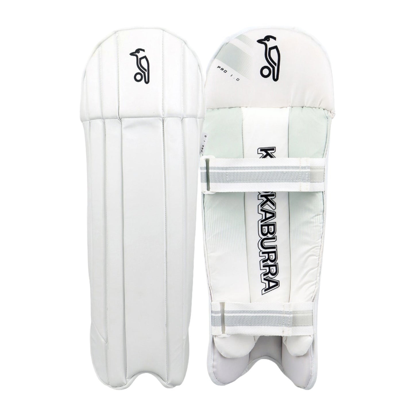 Kookaburra Pro 1.0 Wicket Keeping Leg Guards - White