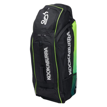 Kookaburra Pro 1.0 Duffle Cricket Bag - Black/Lime