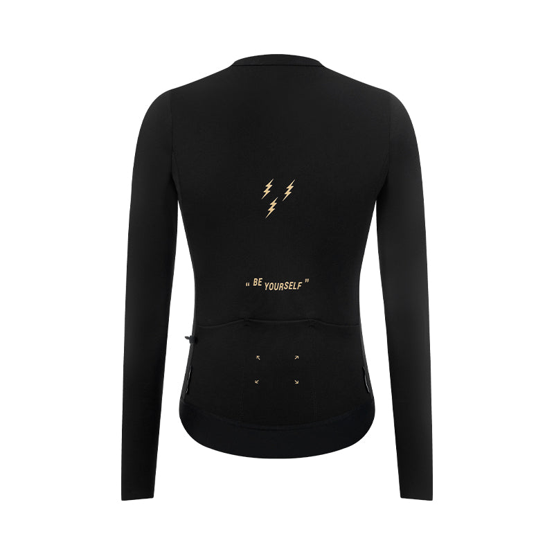 Santic Difos Colin Unisex Long Sleeve Jersey - Black