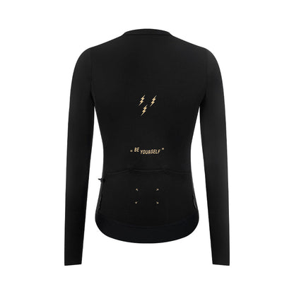 Santic Difos Colin Unisex Long Sleeve Jersey - Black