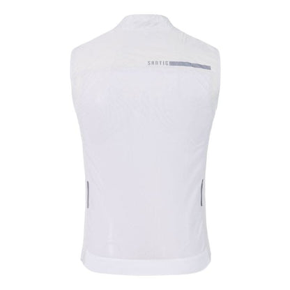 Santic Mario Lightweight Wind Vest - White