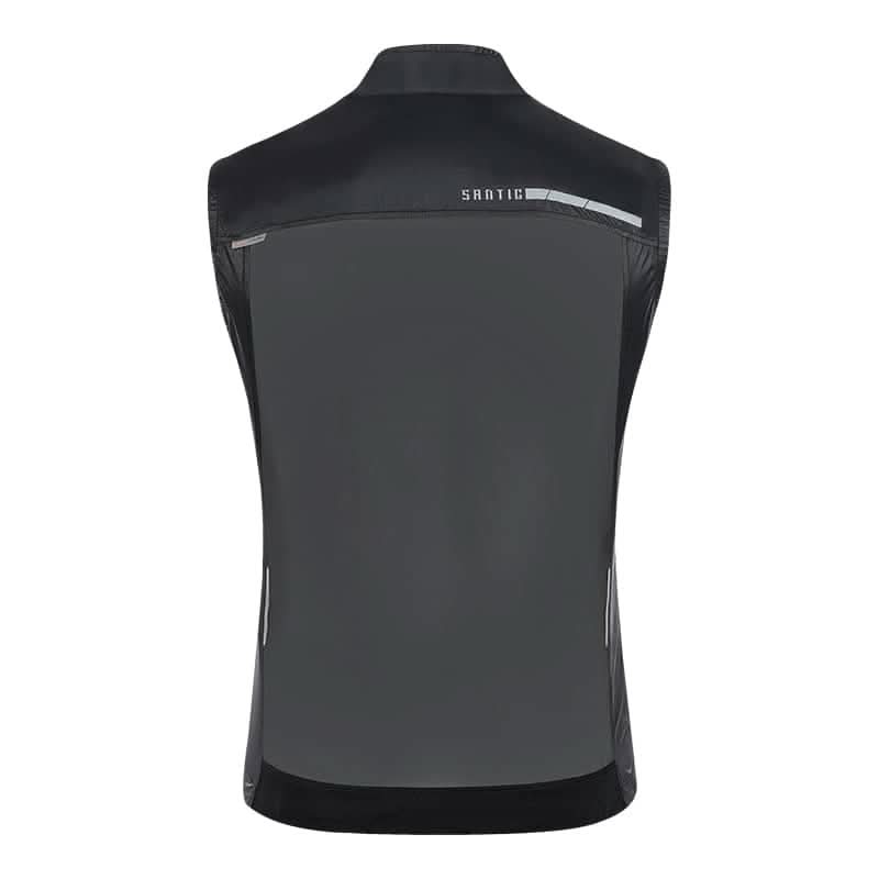 Santic Mario Lightweight Wind Vest - Black