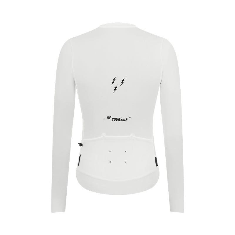 Santic Difos Colin Unisex Long Sleeve Jersey - White