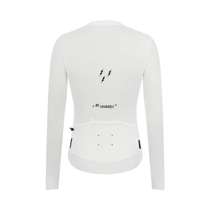 Santic Difos Colin Unisex Long Sleeve Jersey - White