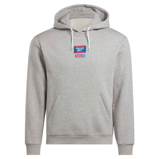 Reebok Men's Identity Badge Hoodie - Grey