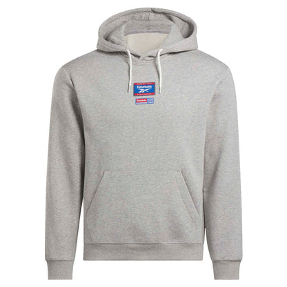 Reebok Men's Identity Badge Hoodie - Grey