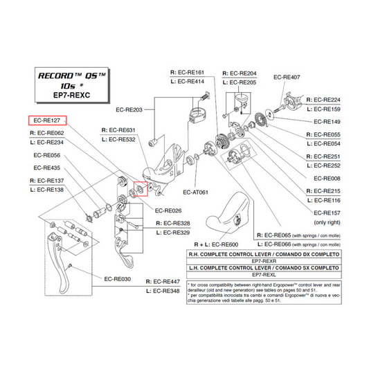 Campagnolo Genuine Spare Part EC-RE127