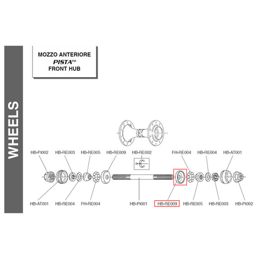 Campagnolo Genuine Spare Part HB-RE009