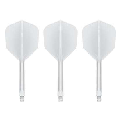 Target K-Flex Moulded Flight & Shaft - White