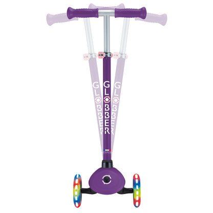 Globber Primo V2 Scooter with Lights - Purple/Pink