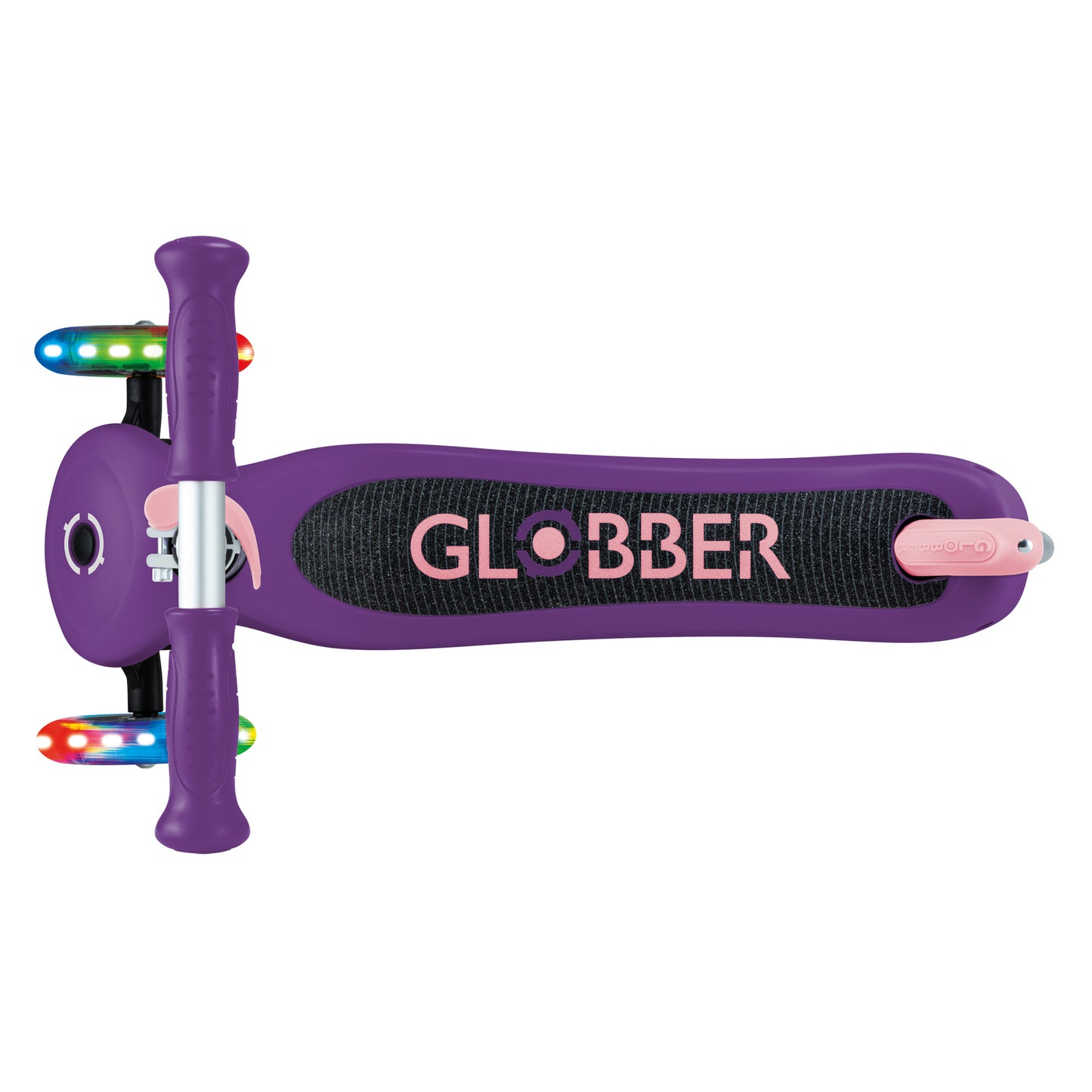 Globber Primo V2 Scooter with Lights - Purple/Pink