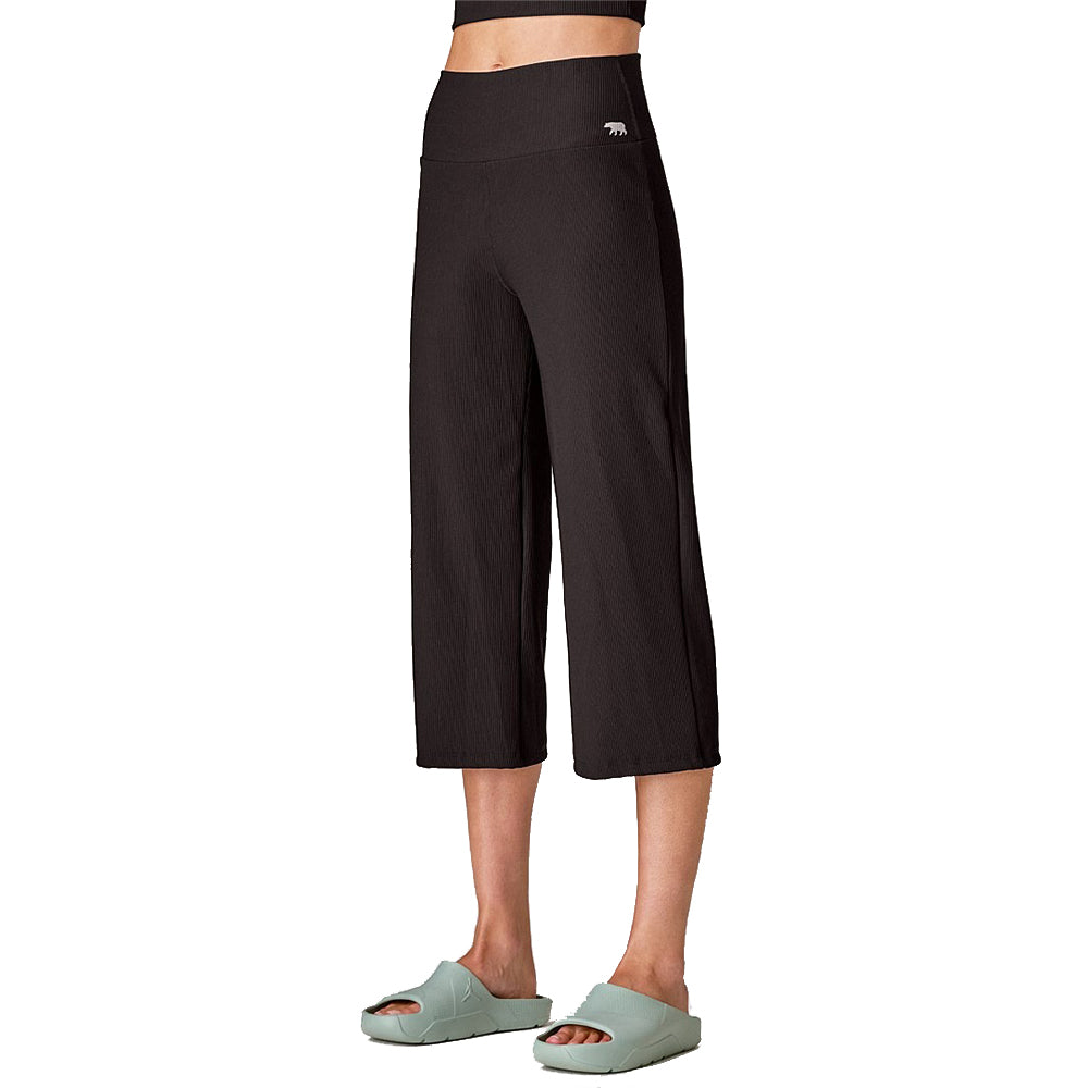 Running Bare Ab Werk It Crop Yoga Pants W/Pockets 23In - Black