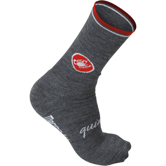 Castelli Quindici Wool Sock - Grey