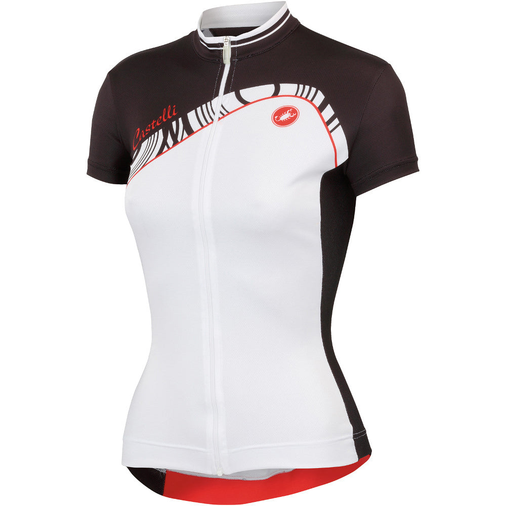 Castelli Tesoro Jersey - White Black