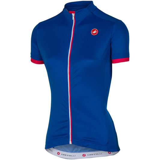 Castelli Anima Women's Cycling Jersey - Blue