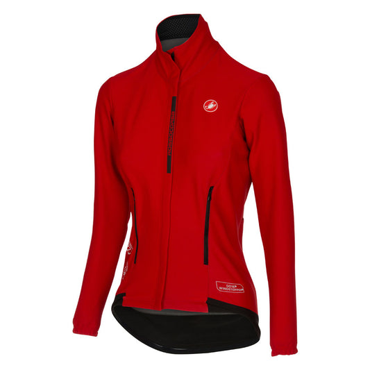 Castelli Womens Perfetto Shell Jacket - Red