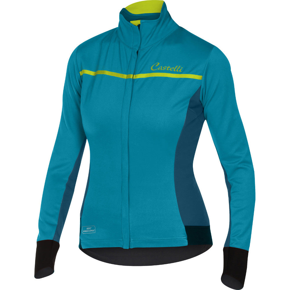 Castelli Womens Trasparente 3 Long Sleeve Jersey - Laguna