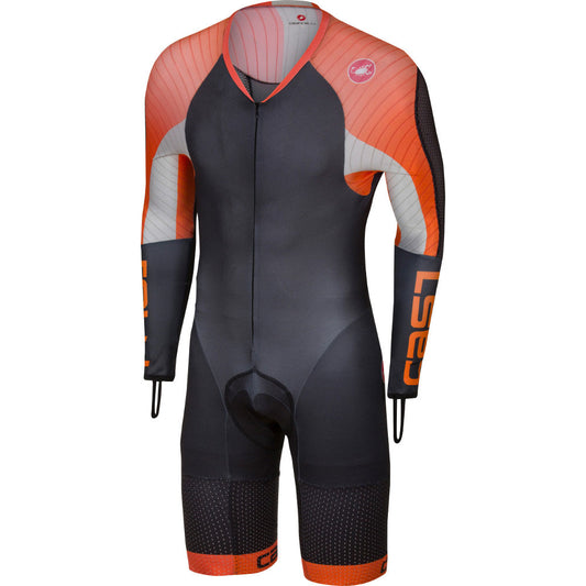 Castelli Mens Bodypaint 3.3 Long Sleeve Speedsuit - Black / Orange