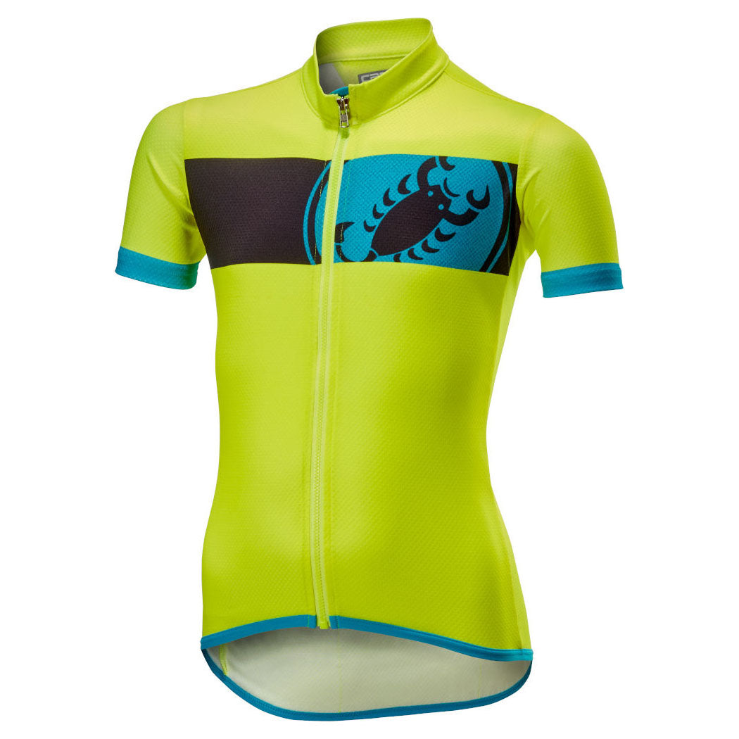 Castelli Youth Future Racer Jersey - Fluro Yellow