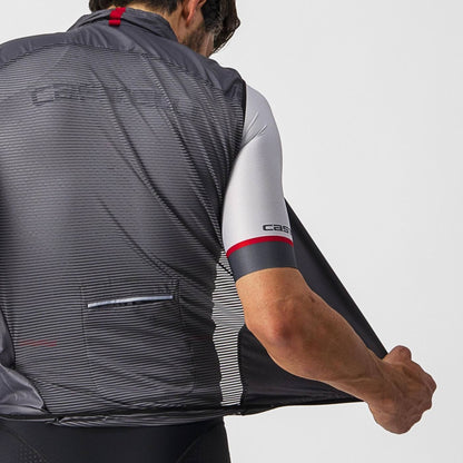 Castelli Aria Lightweight Wind Vest - Grey