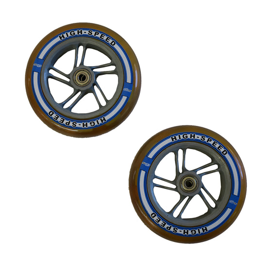 GTS High-Speed Scooter Wheels - 145mm - Grey/Blue