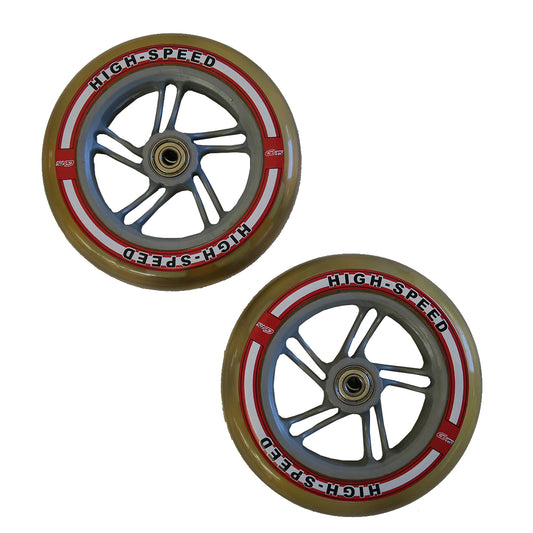 GTS High-Speed Scooter Wheels - 145mm - Grey/Red
