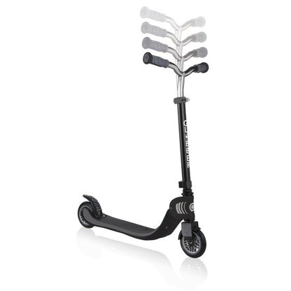 Globber Foldable Flow 125 Scooter - Black/Grey