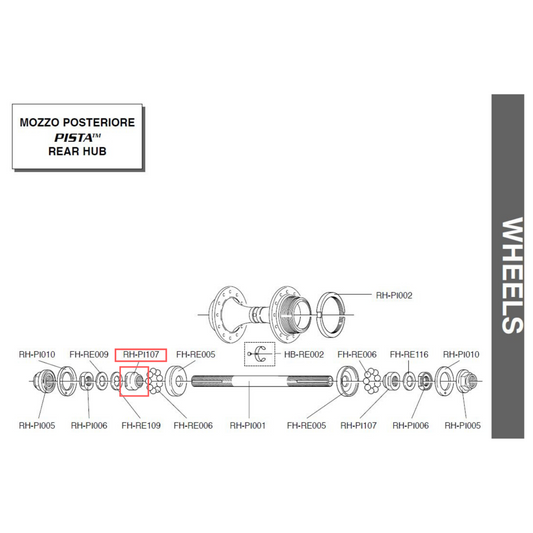 Campagnolo Genuine Spare Part RH-PI107