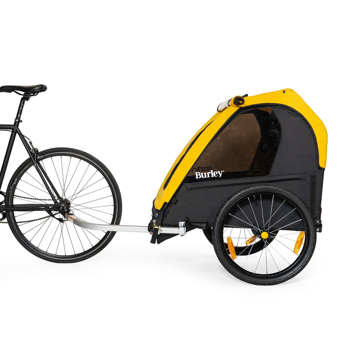 Buley Bee Double Bike Trailer - Yellow