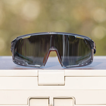 Santic QY HDR Photochromic Sunglasses - Smoke / Mirror