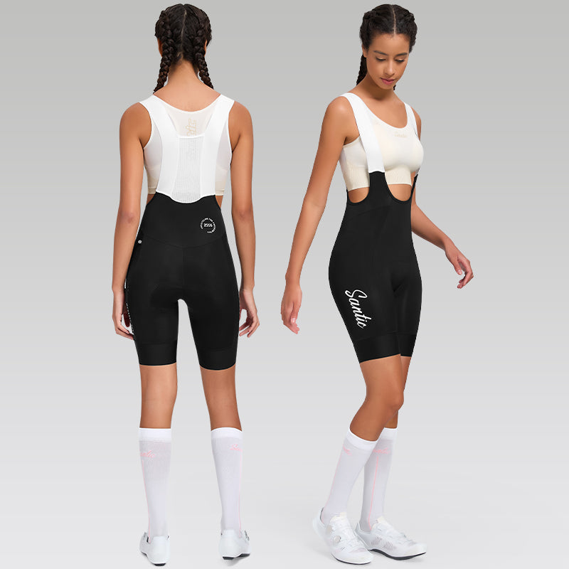 Santic Womens Dosa Bibshorts - Black
