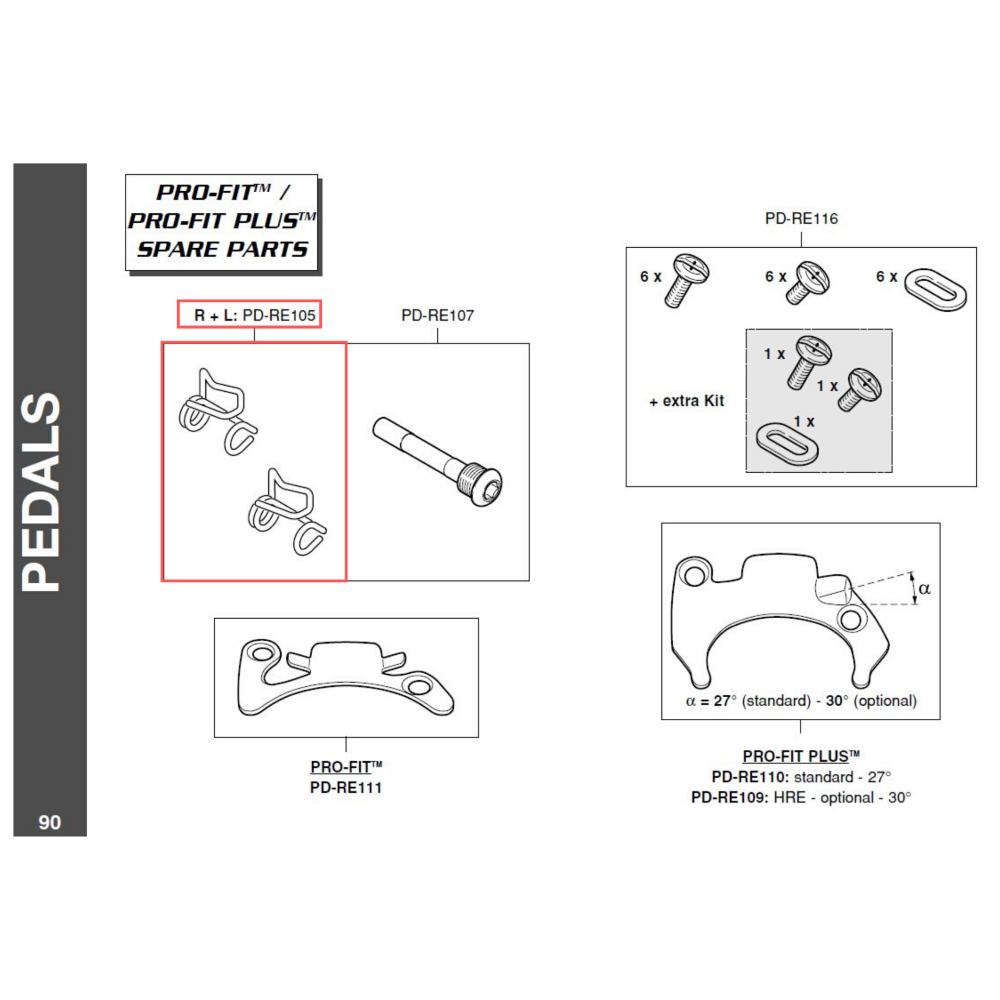 Campagnolo Genuine Spare Part PD-RE105