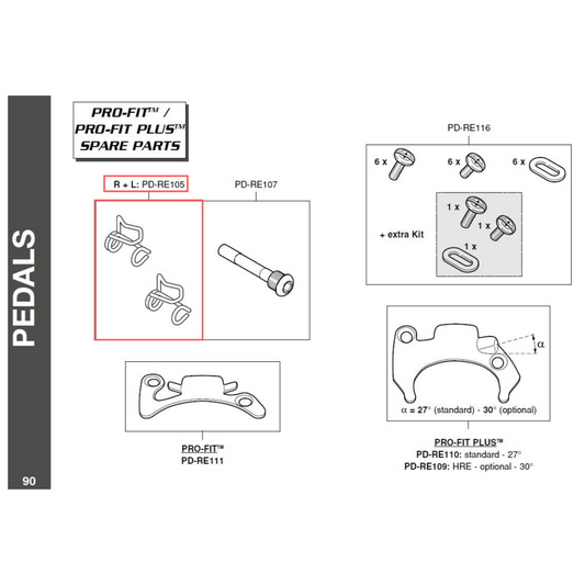 Campagnolo Genuine Spare Part PD-RE105