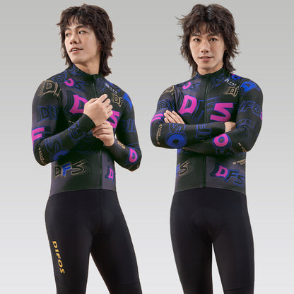 Santic Van Sko Thermal Long Sleeve Jersey - Black