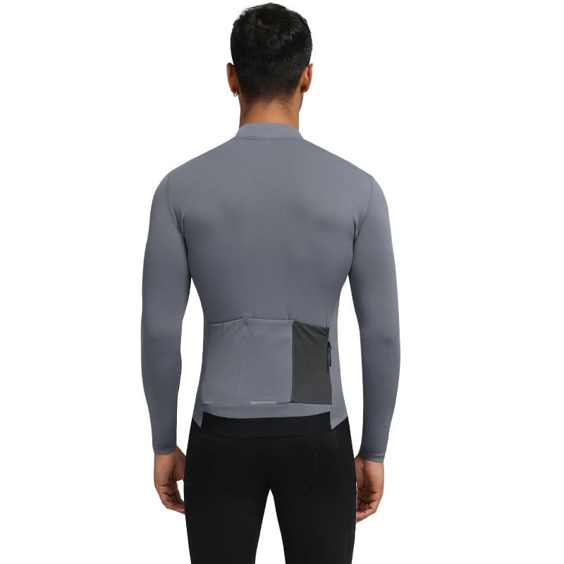 Santic Fusu Thermal Long Sleeve Jersey - Grey