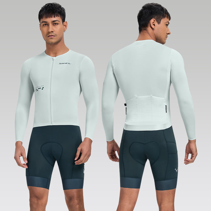 Santic Fusheng Long Sleeve Jersey - Blue