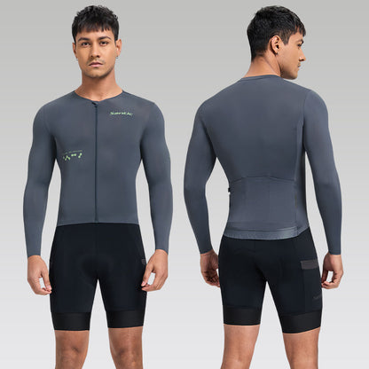 Santic Fusheng Long Sleeve Jersey - Grey