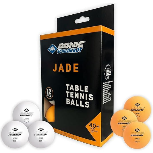 Donic Schildkrot Jade TTT Balls - White/Orange