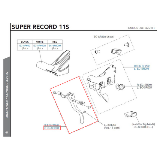 Campagnolo Genuine Spare Part EC-SR248