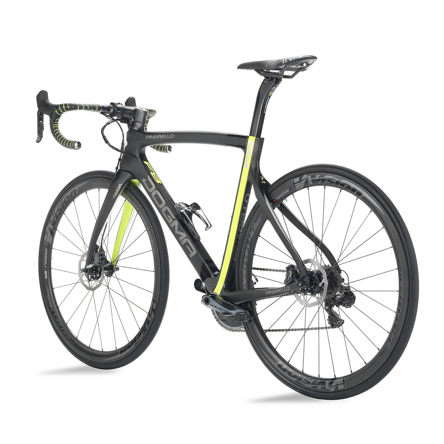 Pinarello Dogma F8 Disk Frameset - Matte Carbon Yellow