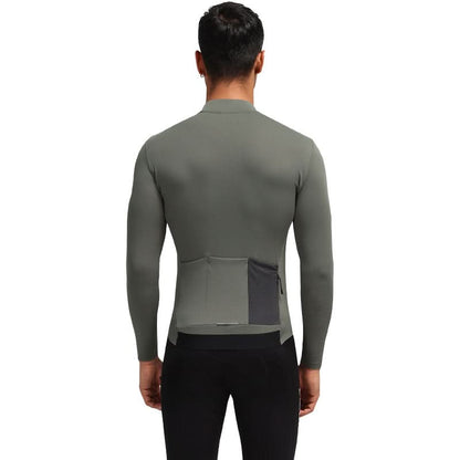 Santic Fusu Thermal Long Sleeve Jersey - Army Green
