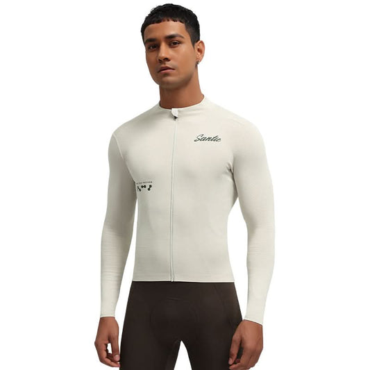 Santic Fusu Thermal Long Sleeve Jersey - Light Green