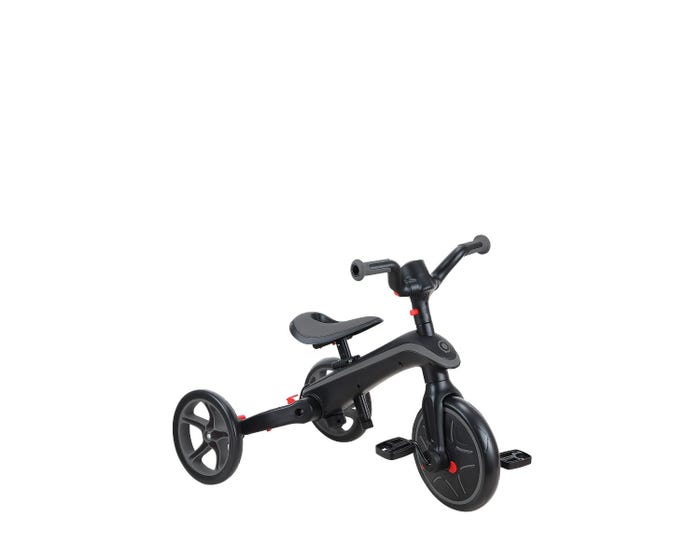 Globber Explorer Trike Foldable 4in1 - Blk/Grey