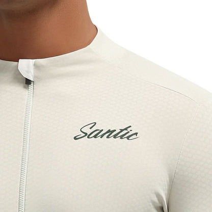 Santic Fusu Thermal Long Sleeve Jersey - Light Green