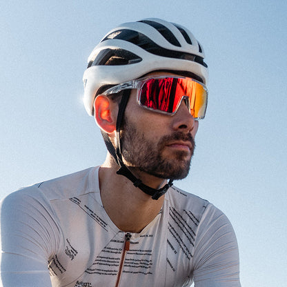 Santic QY HDR Photochromic Sunglasses - Clear / Red