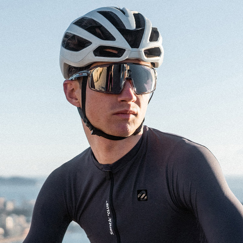 Santic QY HDR Photochromic Sunglasses - Smoke / Mirror