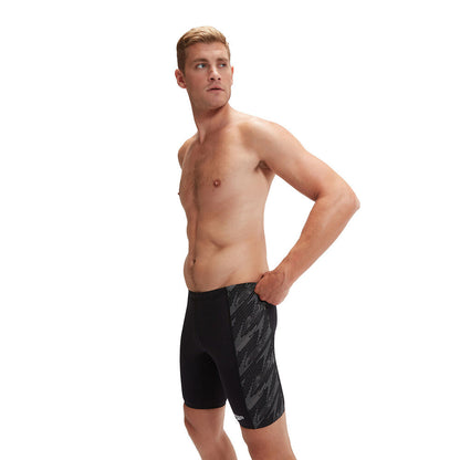 Speedo Mens Hyperboom Panel Jammer - Black